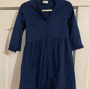 Tuckernuck Deep Blue Royal Shirt Dress